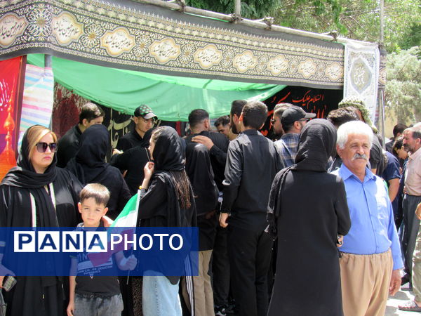 مراسم تاسوعای حسینی در کامیاران 