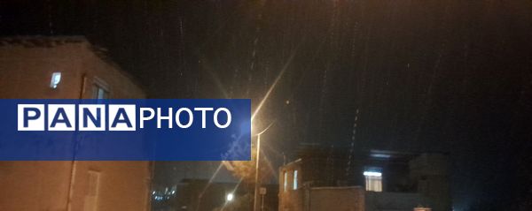 بارش برف پاییزی در شهرزیبای بار نیشابور 