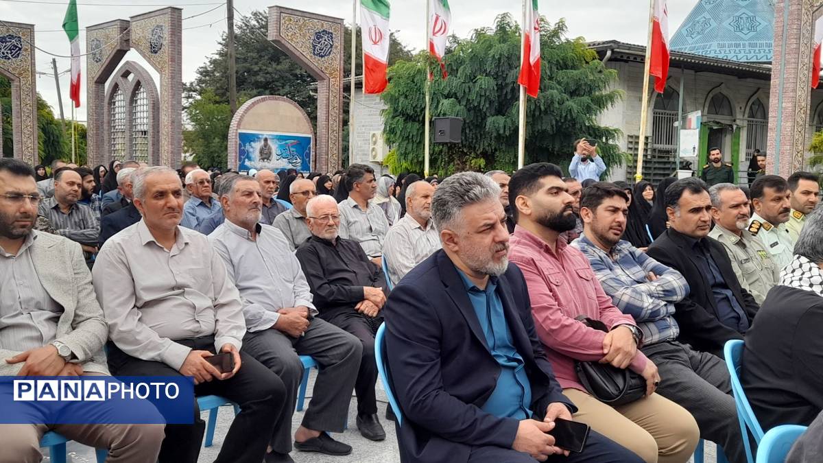 گردهمایی بسیجیان حوزه امام حسن مجتبی(ع)در قائمشهر