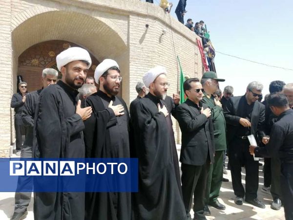 امامزاده سین حسن روستای میرآباد، میزبان مسئولان شهرستان خلیل‌آباد