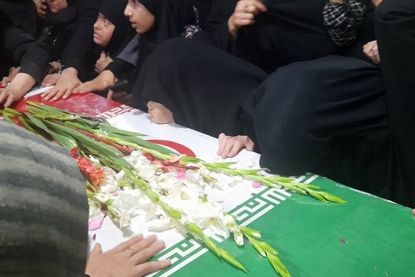 شهید گمنام مهمان محله الهیه شد