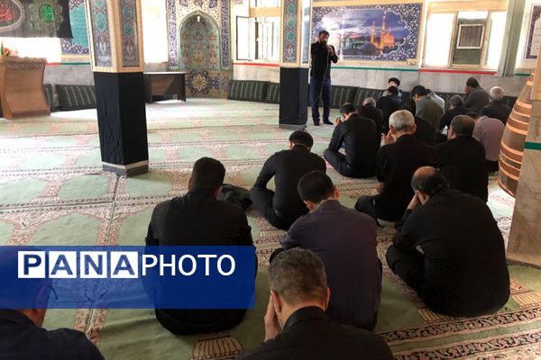 حضور فرهنگیان ناحیه 2 شهرری در مراسم عزاداری سالار شهیدان 