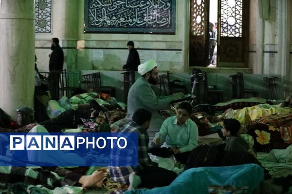 مراسم اعتکاف دانش آموزی در مسجد اعظم و مصلای قدس قم