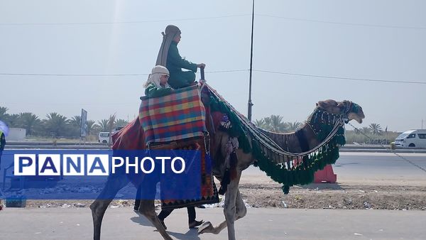 از تصاویر شهدا تا سفره‌های مهربانی در مسیر اربعین