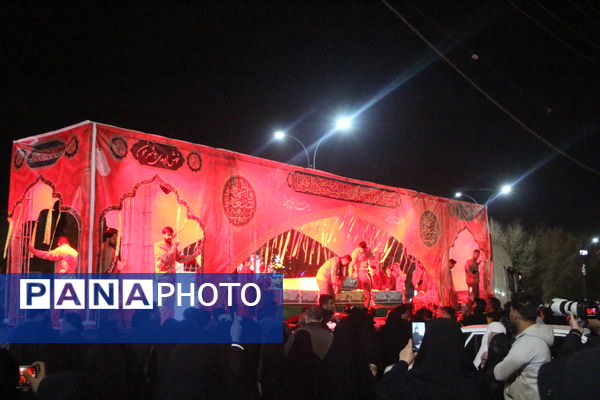 استقبال از شهدای گمنام در امامزاده سیدجعفر محمد یزد