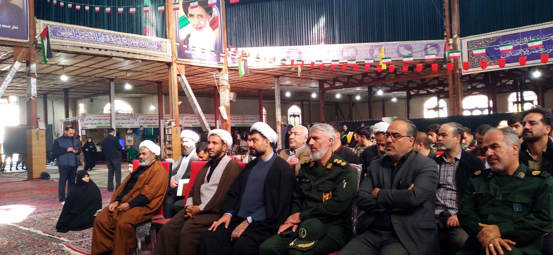  آیین افتتاحیه نمایشگاه پایگاه‌های مقاومت بسیج اسوه‌ شهرستان ملایر