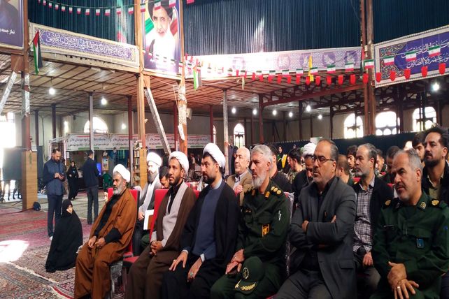  آیین افتتاحیه نمایشگاه پایگاه‌های مقاومت بسیج اسوه‌ شهرستان ملایر