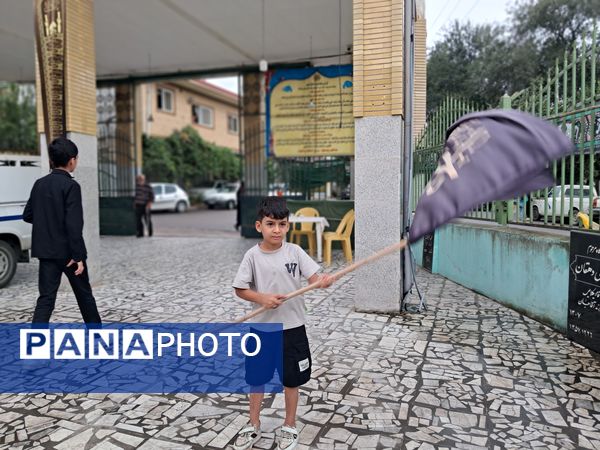 پیاده‌روی جاماندگان اربعین در قائمشهر 