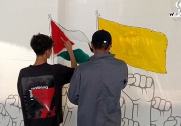 نمایشگاه نقاشی حماسه حسینی در ناحیه ۷ مشهد مقدس