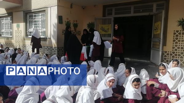  اولین سالگرد شهادت شهید خدمت آیت الله ابراهیم رئیسی در دبستان شطیطه ۲