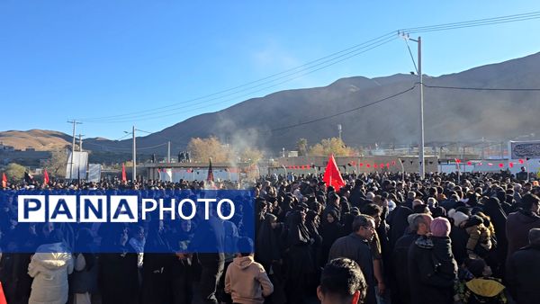 استقبال باشکوه مردم شهرستان بهاباد از شهید گمنام