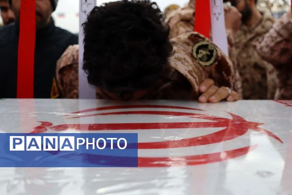 تشییع پیکر مطهر شهید گمنام در جوانرود