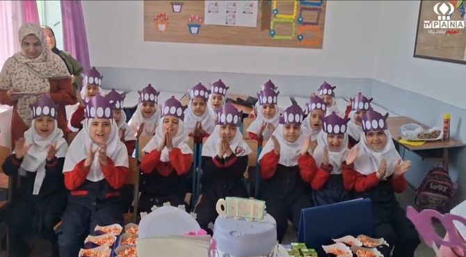 جشن عدد هزار در دبستان توحید شهر کلاته رودبار