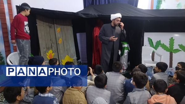 مراسم عزاداری حضرت زهرا (س) در دبستان پسرانه فضیلت 