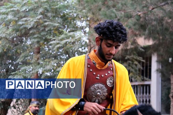 مراسم کاروان روز هشتم هیات حسینی نوش آباد