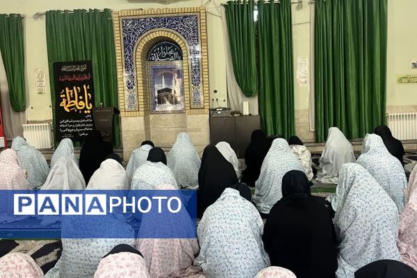 مراسم  ایام فاطمیه در آموزشگاه امام خامنه‌ای شاهد 16ناحیه 4 شیراز