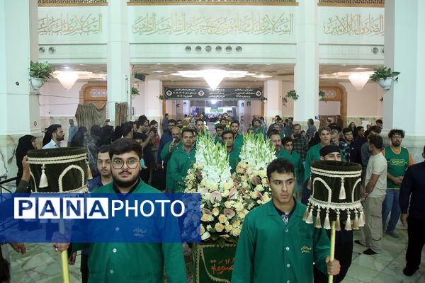 مراسم گل آرایی حرم حضرت معصومه(س) و جشن سالروز ورود ایشان به قم