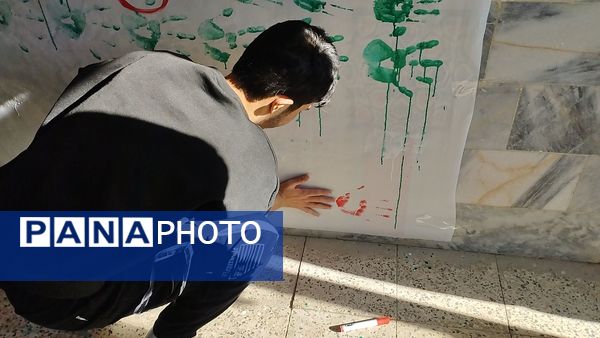 مسابقه نقاشی با موضوع دهه فجر در آموزشگاه ولایت شهرستان فریمان