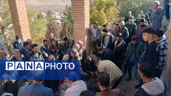 تشییع مادر شهید روستای یاسه چای با حضور گسترده مردم
