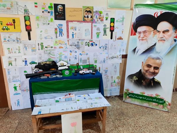 نمایشگاه‌هایی برای قدردانی از غیور مردان در مدارس مرند