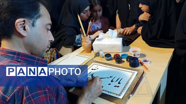 شبیه‌سازی مسیر پیاده‌روی نجف اشرف تا کربلای معلی در پایانه اتوبوس رانی عاشق‌آباد