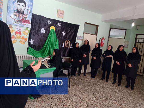 مراسم عزاداری شهادت حضرت فاطمه زهرا(س) در مدرسه شهید خاقانی شیروان