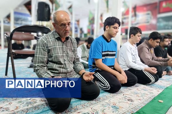 مراسم معنوی اعتکاف در مسجد اعظم حضرت ابوالفضل (ع) بهارستان دو