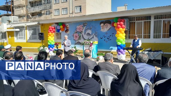 آیین نواختن " زنگ سپاس معلم "  در تربت حیدریه