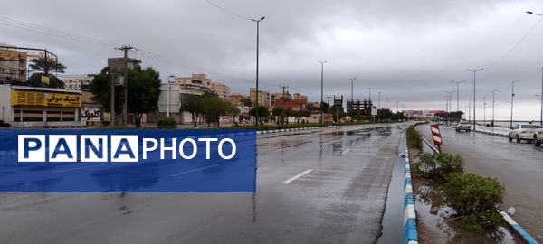 باران، چهره بندرعباس را تازه کرد