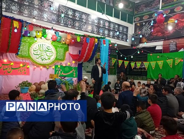 تکیه حسینی غرق در شادی علوی