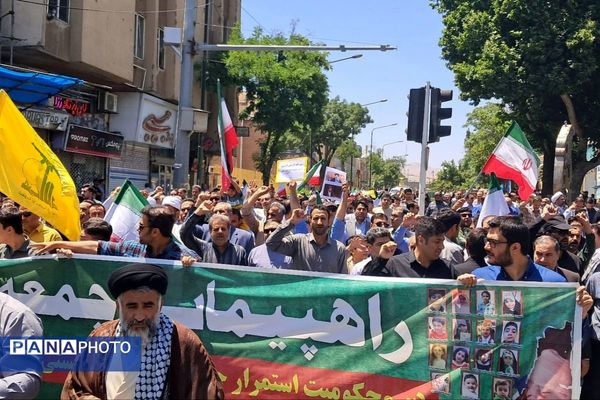 حماسه باشکوه ملت بزرگ ایران در راهپیمایی جمعه خشم و نصر 