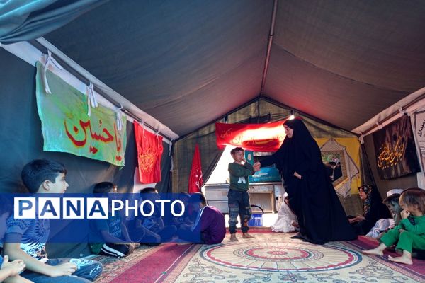 برپایی حسینیه ویژه کودکان در دیشموک به همت هیأت صمصام‌المنتقم