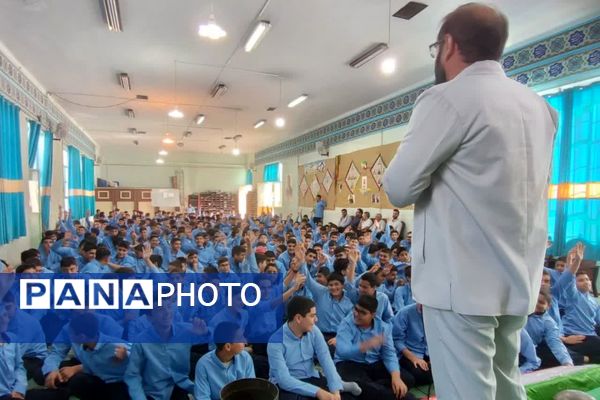 مراسم یادواره شهدا در آموزشگاه امین شهید بکائی