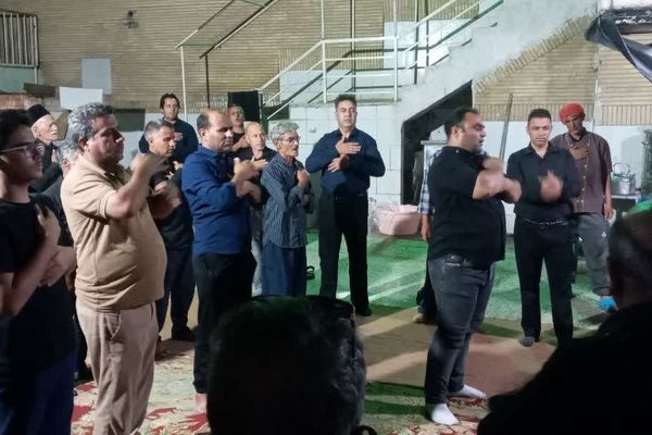 عزاداری اربعین خدمتگزاران حسینیه  ابوالفضلی فدافن در مشهد مقدس
