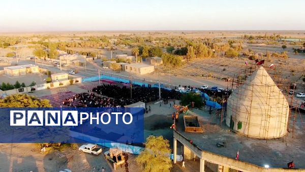 مهن‌آباد میزبان پیکر شهید گمنام