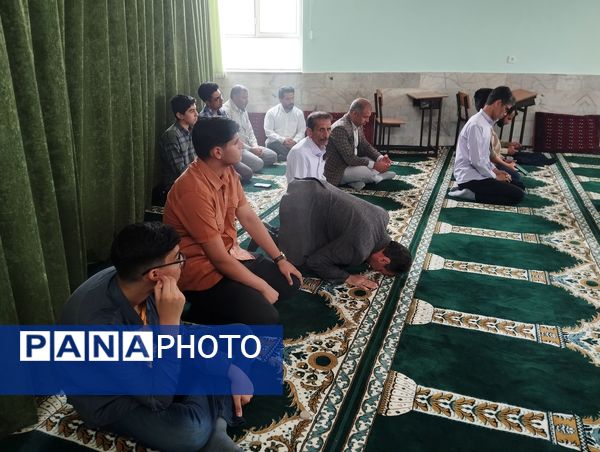 موکب دبیرستان ناصر در آموزش  و پرورش ناحیه ۷