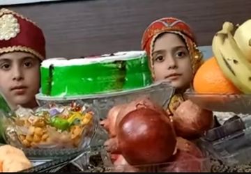 شعر خوانی دانش آموز خبرنگاران پانای استان اصفهان به مناسبت شب یلدا