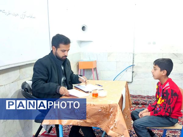 آغاز مرحله آموزشگاهی مسابقات قرآن و عترت در دبستان شهید پسندیده فدافن 