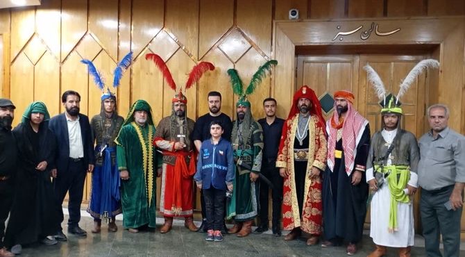مراسم تعزیه‌خوانی در سوگواره ملی استان فارس