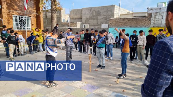 لیگ مدرسه‌ای بازی‌های تاما در دبیرستان نمونه دولتی پژوهش آشخانه 