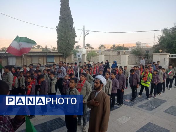 مراسم عطرافشانی و گلباران قبور مطهر شهدا و شهید ابراهیم رضوی به‌‌مناسبت سالروز شهادت این شهید والامقام