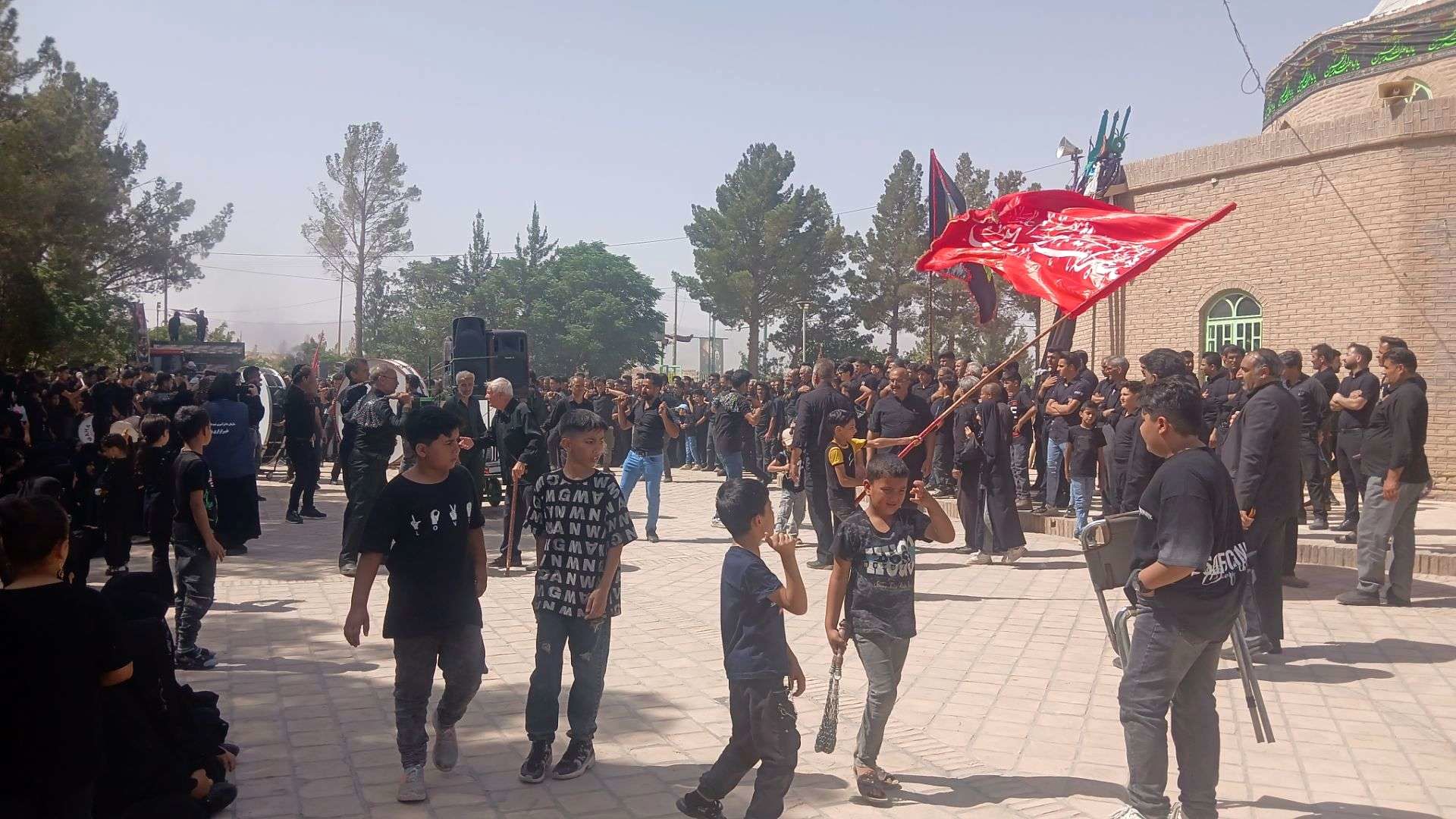 برگزاری مراسم عزاداری حسینی در خلیل‌آباد