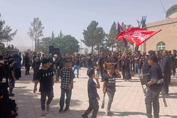 برگزاری مراسم عزاداری حسینی در خلیل‌آباد