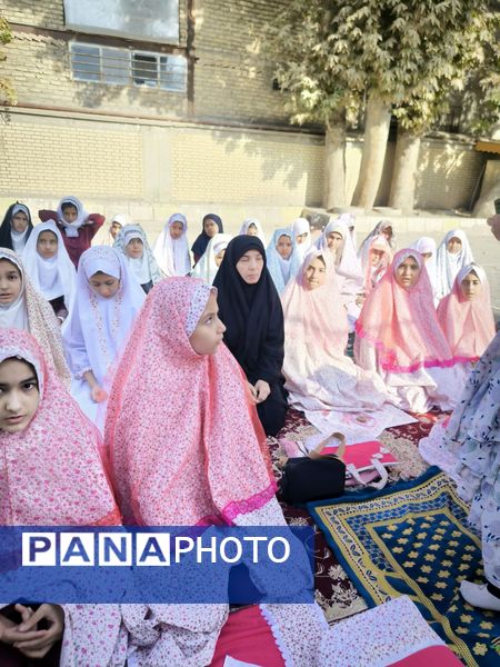 خواندن نماز باران در دبستان دخترانه شطیطه2