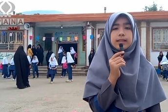 جشن نخستین روز ماه مهر در مدرسه محراب روستای فاضل آباد