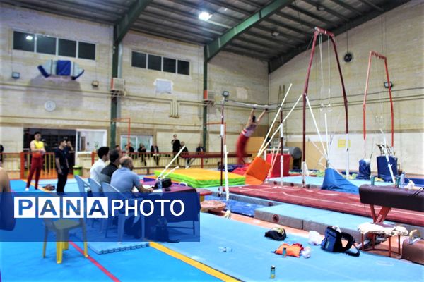 مسابقات انتخابی تیم ملی جوانان ژیمناستیک هنری در قم