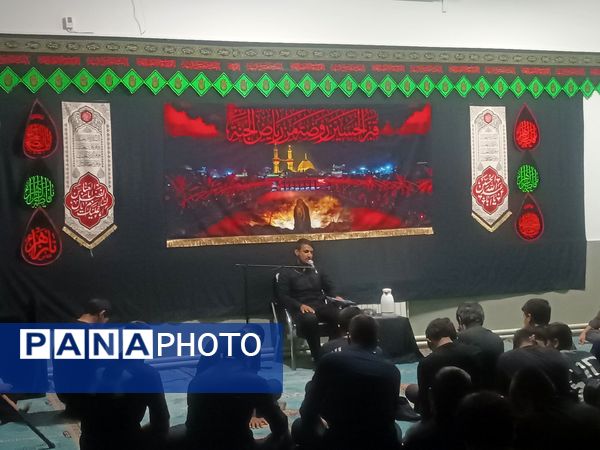 عزاداری دهه اول صفر در دبیرستان شهید بهشتی نیشابور 