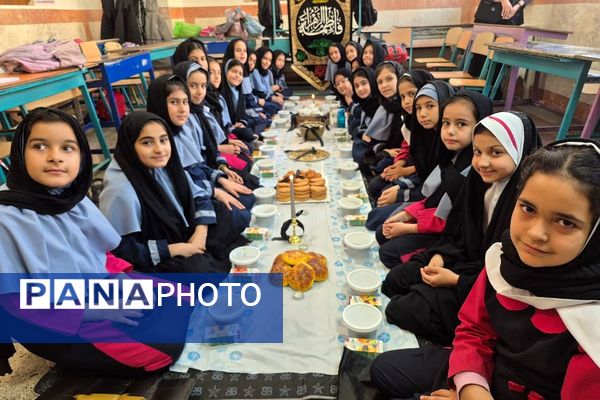 پیوند دل‌های دانش‌آموزان شهرقدس در سوگ حضرت زهرا(س)