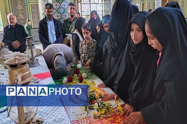 حضور شهید گمنام فاطمی در شهر بار نیشابور