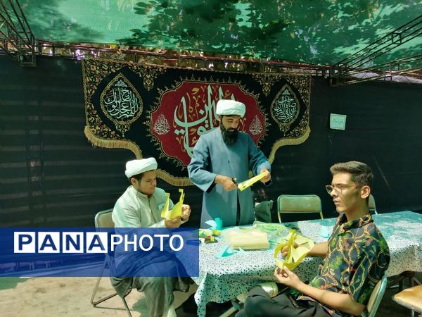 برپایی موکب شهدای شاهنامه و شهرداری منطقه ۱۲ و پذیرایی از زائران امام رضا (ع) در مشهد 